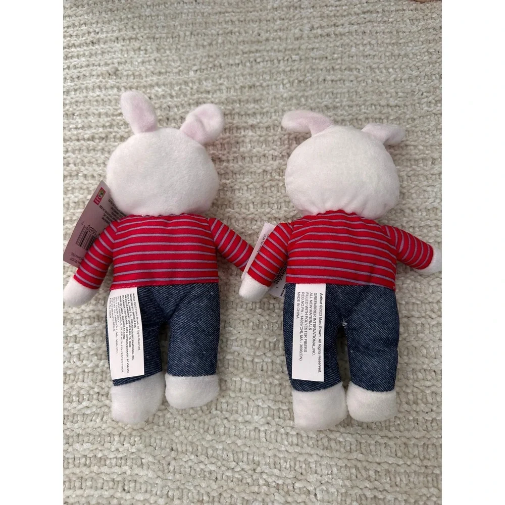 PBS Kids Plush Buster Baxter Arthur Berenstain Bears Lot 4‎ Stuffed Animal Toy